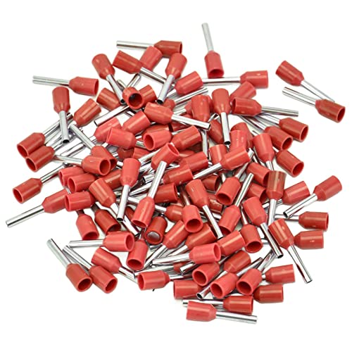 Garosa 1000 PCS Isolierte Ferrus -Stift -Crimp -Klemmen 16 AWG -Kabel -Endverbinder -Kit für Feste Kerndraht mit Gutem Widerstand (E1512) von Garosa