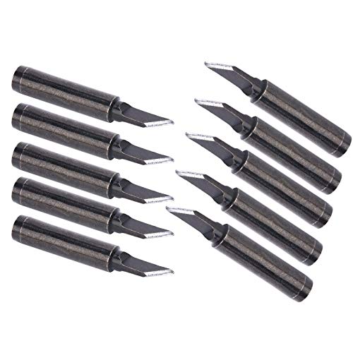 Garosa 10pcs Schwarze Innere Heizung Lötkolben -Eisen -Tipps für die Serie 936/937/938 Schnelles Heizung und Leicht zu Verzinn, Zum Löten zu Accessoires von Garosa