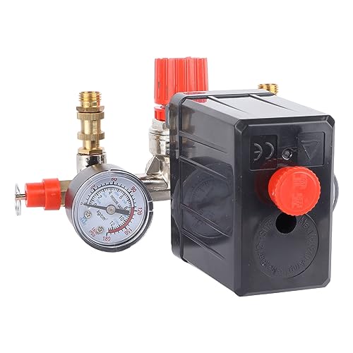 Garosa 125psi Doppelauslassdruckventilschalter, Intelligenter Druckschalter mit Regulierungsventilen, Einfach für Verschiedene Anforderungen zu Installieren Garosa 125psi Doppelauslassdruckventilschalter, Intelligenter Druckschalter mit Regulierungsventilen, Einfach für Verschiedene Anforderungen zu Installieren von Garosa