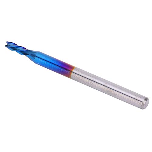 Garosa 4flute End Mill Tungstenstahl Nanoblau -Beschichtung CNC Gerade Grifffräsenschneider für Verarbeitungsflugzeuge, Schritte, Rillen auf Fräsmaschinen (3.175 * 2 * 5) von Garosa