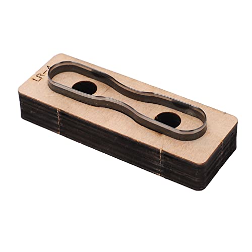 Garosa DIY-Leder-Stanzform, Leder-Metall-Stanzformen DIY-Leder-Stanzform für DIY-Handwerk, Schmuckherstellung und Zuhause, Hohlstanzwerkzeug (LR-4) von Garosa
