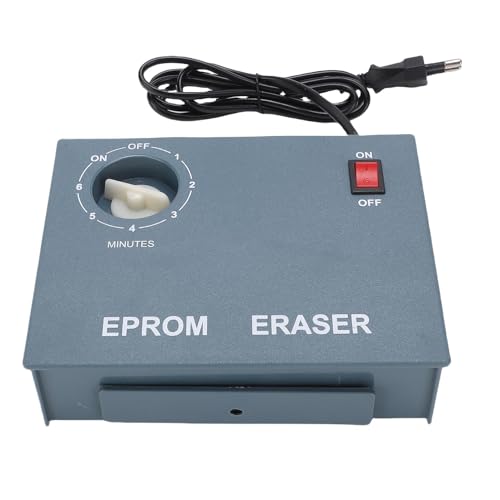 Garosa EPROM -Radiergummi, 60 -minütige Mechanik -Timer -Halbleiter -Wafer -Löwenmaschine mit Schubladen für 14 Chips (EU-Stecker) von Garosa