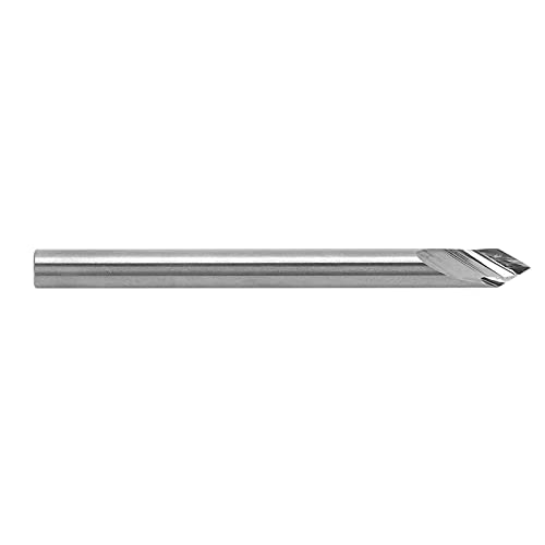 Garosa Gravur Bitgeschwindige Stahlspitzende Endmühle für Holzschnitze, 3,175 X 60 ° X 0,1 40 L für von Garosa