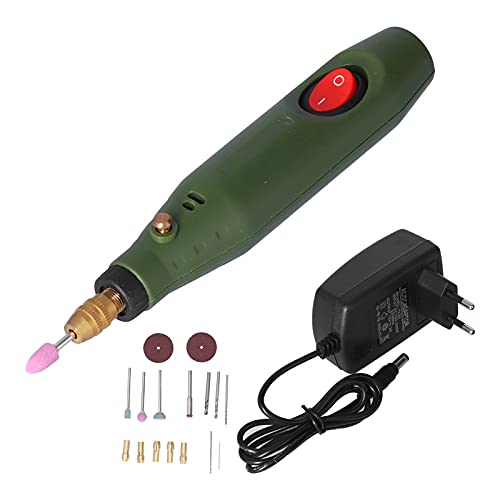 Garosa Mini-Elektro-Bohrschleifer-Gravierstift-Set Zum Polieren von Holz, mit Verschiedenen Zubehörteilen für Heimwerker, Schmuckverarbeitungs-Fließband, AC 100 Bis 240 V (EU-Stecker Garosa Mini-Elektro-Bohrschleifer-Gravierstift-Set Zum Polieren von Holz, mit Verschiedenen Zubehörteilen für Heimwerker, Schmuckverarbeitungs-Fließband, AC 100 Bis 240 V (EU-Stecker von Garosa