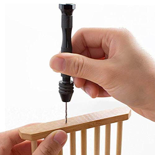 Garosa Mini -Handbohrer -Set Pin Schraubstock mit Bohrerbits für Schmuckhersteller, Geeignet für Holz und Kunststoff Geeignet (Wie gezeigt) von Garosa
