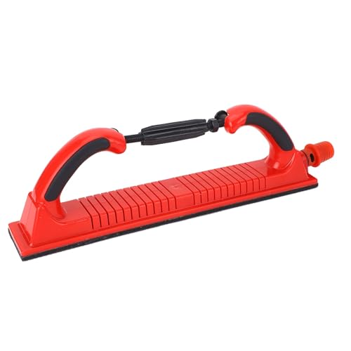 Garosa Praktische Longboard -Handschleifdatei Blockablagerung Extraktion Schleifmaschine mit Rotem Griff für Feine Schleiffarben Läden Holzmöbel Produktion von Garosa