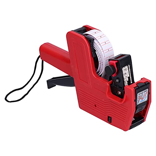 Garosa Preisschild -Codierungsmaschine 8 Ziffern Manueller Preis -Label für Einzelhandelsgeschäfte mit 10pcs Aufkleber Etiketten Tinte Rot Garosa Preisschild -Codierungsmaschine 8 Ziffern Manueller Preis -Label für Einzelhandelsgeschäfte mit 10pcs Aufkleber Etiketten Tinte Rot von Garosa