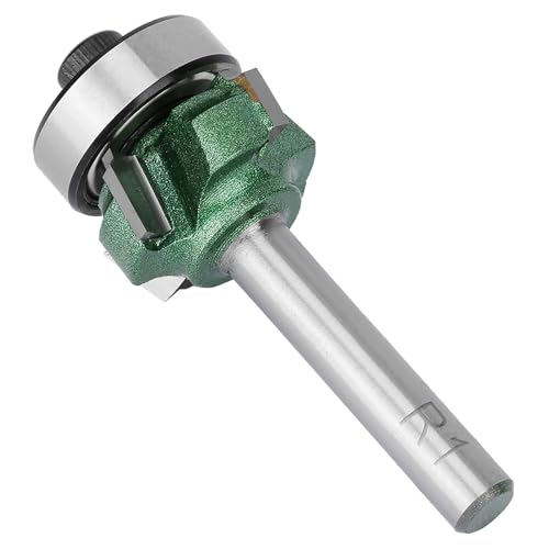 Garosa R1, R2, R3 Wolfram -Stahlkante Trimmer Bit 4 Zähne für die Holzbearbeitungsmaschine, Speziell für das Trimmen nach Banden, Stabil und Einfach zu Bedienen, Schnitteffekte zu (1/4 * r1) von Garosa