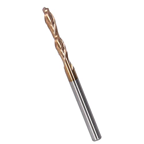 Garosa Wolframstahl CNC Router-Bits Doppelte Holzbearbeitungsschneider für Dreidimensionale Gravur und Oberflächenverarbeitung Verschiedener Materialien (3.175 * 3.175 * 15 * 45L) von Garosa
