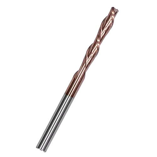 Garosa Wolframstahl CNC Router-Bits Doppelte Holzbearbeitungsschneider für Dreidimensionale Gravur und Oberflächenverarbeitung Verschiedener Materialien (3.175 * 3.175 * 17 * 45L) von Garosa
