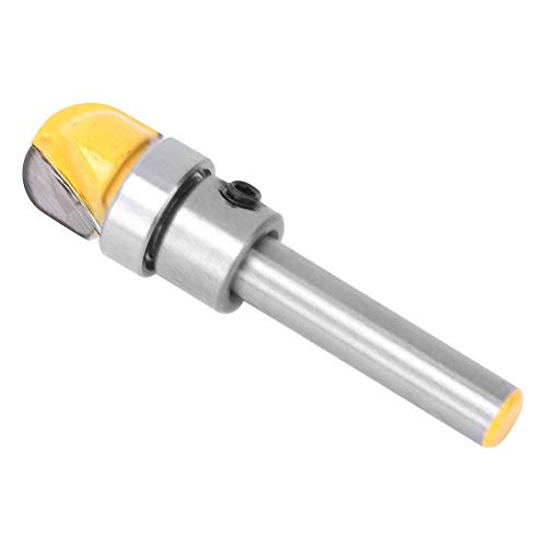 Hohe Härte Runde Nase Router Bit Lange Lebensdauer Holzbearbeitung Gravur Essentielles Werkzeug Festholz MDF -Partikelboard 1/4*5/8 von Garosa