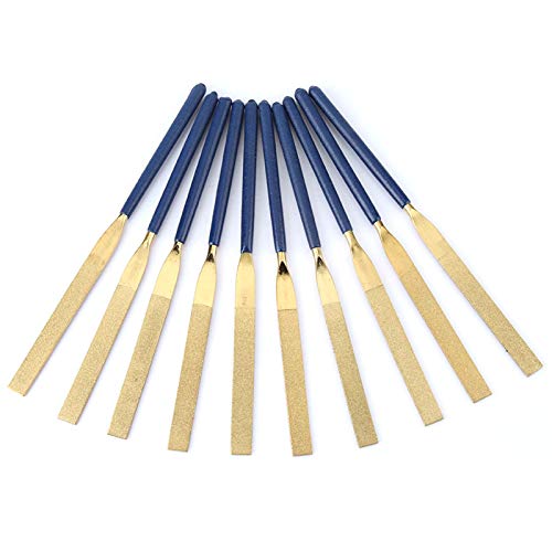 Hohe Verschleiß Resistente Diamant -Flat -Dateien für Schmuckreparatur 10pcs 5 * 180 für Metall Werkstückflächen/Slots von Garosa