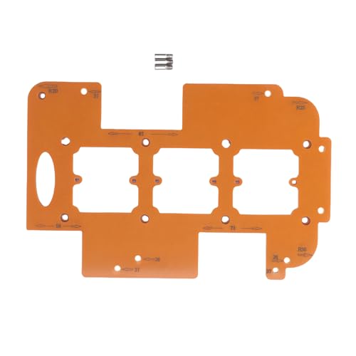 Holzschneider -Router -Basis 2 in 1 Kompaktpalmenschrank Schrankmöbel Slotting -Halterung für ID 65 Mm Kleines Lichtgewicht und Einfach zu Bedienen mit Chhamfering -Schlitz und von Garosa