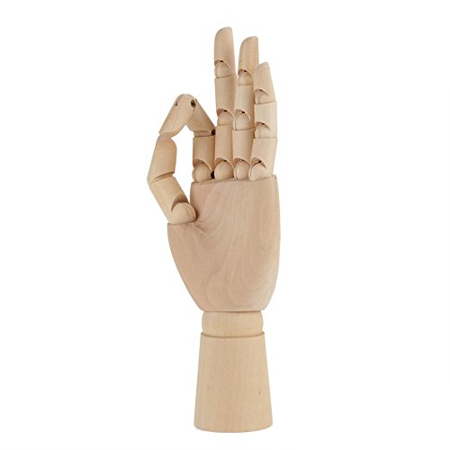 Kunst Mannequin Hand Modell Frauen Hand Skulptur Mannequin Holz Körper Künstler Modell Gelenk artikuliert Modelle(#3) von Garosa