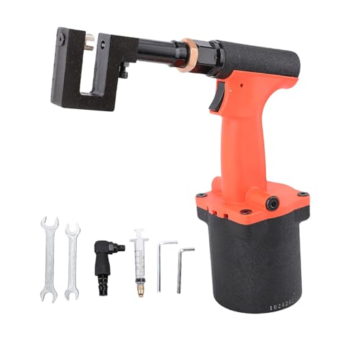 Premiumlegierter Stahl Pneumatic Hole Puncher 360 Grad Rotatable Air Hole Punch Tool, Leistungsstarker Ansaugdruck, Niedriges Geräusch, Benutzerfreundlich, für Industrieblech von Garosa