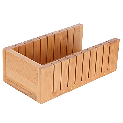 Seife Schneidwerkzeug Set Holzbrotschneiderform mit Geraftem Wellenstahlmesser - Handy Seifenschneider -Set für Anfänger für Seife/Brotschnitte Seife Schneidwerkzeug Set Holzbrotschneiderform mit Geraftem Wellenstahlmesser - Handy Seifenschneider -Set für Anfänger für Seife/Brotschnitte von Garosa