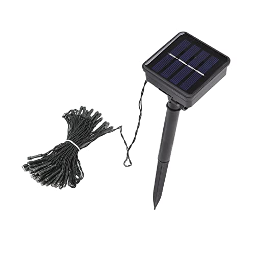 Solar-Lichterkette 50 LED 8 Modi IP65 wasserdichte dekorative Außenlampen-Schnur 7m/23ft Power Around Tree Garden Arrangierte Lichterkette für festlichen Gartenhof (Warmweiß) von Garosa