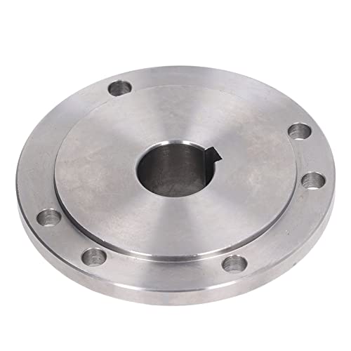 Stahl-Holz-Drehmaschinen-Stirnplatte, 125 Mm Drehmaschinenflansch Stahlfutter-Verbindungsflansch für K11-125 K12-125 K72-125 (30mm) von Garosa
