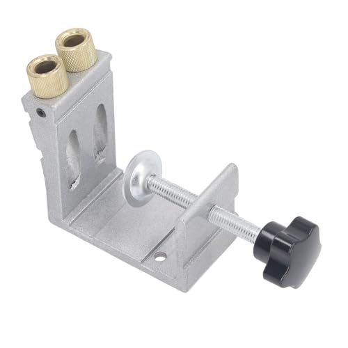 Taschenloch -Jig -Kit, Aluminiumlegierung Geneigter Loch Loch Locator für Holzbearbeitung, Erstellen Starker Gelenke, Präziser Bohrungen, Vielseitiger Gebrauch, Geeignet für Bein und Taschenloch -Jig -Kit, Aluminiumlegierung Geneigter Loch Loch Locator für Holzbearbeitung, Erstellen Starker Gelenke, Präziser Bohrungen, Vielseitiger Gebrauch, Geeignet für Bein und von Garosa