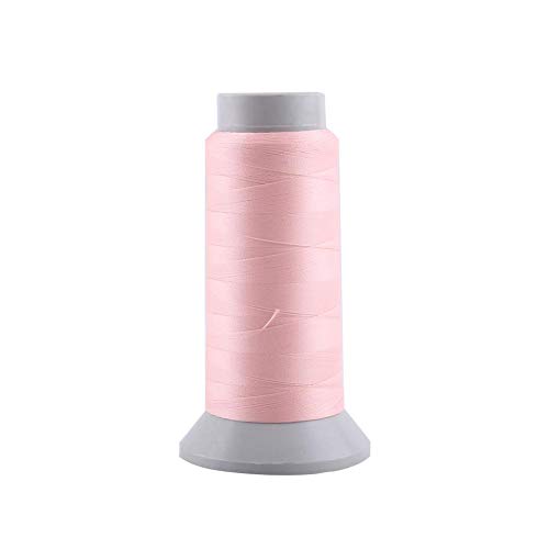 Nähgarn leuchtend, Glow in the Dark Stickgarn für Stickerei und Nähmaschine (1000 Yards Rosa) von Garsent