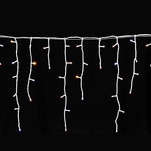 Gartenpirat Eisregen LED Lichterkette 6 m 240 LED warmweiß/kaltweiß Weihnachtsbeleuchtung Timer außen innen Gartenpirat Eisregen LED Lichterkette 6 m 240 LED warmweiß/kaltweiß Weihnachtsbeleuchtung Timer außen innen von Gartenpirat