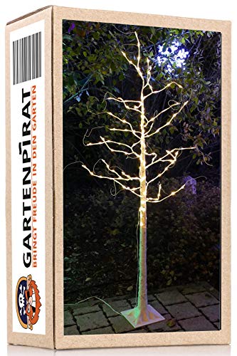 Gartenpirat LED-Baum Birke weiß 180 cm hoch 160 Micro-LED warmweiß Timer Gartenpirat LED-Baum Birke weiß 180 cm hoch 160 Micro-LED warmweiß Timer von Gartenpirat