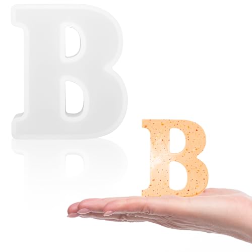 Gartful Buchstabenformen aus Kunstharz, B-Großbuchstaben, Epoxidharz, dicke 3D-Silikon-Buchstabenformen für Buchstaben, Wortschilder, Kunst, Bastelarbeiten, Kerzen, Party, Heimdekoration Gartful Buchstabenformen aus Kunstharz, B-Großbuchstaben, Epoxidharz, dicke 3D-Silikon-Buchstabenformen für Buchstaben, Wortschilder, Kunst, Bastelarbeiten, Kerzen, Party, Heimdekoration von Gartful