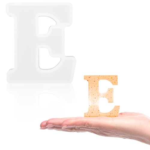 Gartful Buchstabenformen aus Kunstharz, E-Großbuchstaben, Epoxidharz, dicke 3D-Silikon-Buchstabenformen für Buchstaben, Wortschilder, Kunst, Bastelarbeiten, Kerzen, Party, Heimdekoration Gartful Buchstabenformen aus Kunstharz, E-Großbuchstaben, Epoxidharz, dicke 3D-Silikon-Buchstabenformen für Buchstaben, Wortschilder, Kunst, Bastelarbeiten, Kerzen, Party, Heimdekoration von Gartful