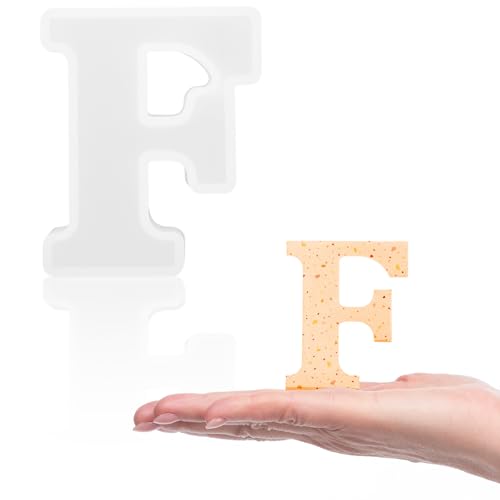 Gartful Buchstabenformen aus Kunstharz, F-Großbuchstaben, Epoxidharz, dicke 3D-Silikon-Buchstabenformen für Buchstaben, Wortschilder, Kunst, Bastelarbeiten, Kerzen, Party, Heimdekoration Gartful Buchstabenformen aus Kunstharz, F-Großbuchstaben, Epoxidharz, dicke 3D-Silikon-Buchstabenformen für Buchstaben, Wortschilder, Kunst, Bastelarbeiten, Kerzen, Party, Heimdekoration von Gartful