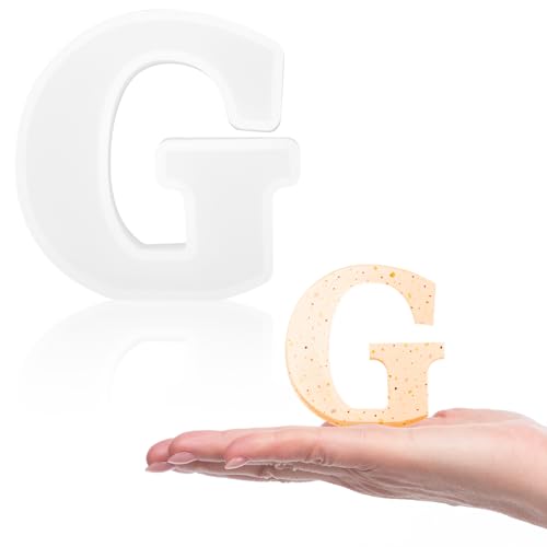 Gartful Buchstabenformen aus Kunstharz, G-Großbuchstaben, Epoxidharz-Form, dicke 3D-Silikon-Buchstabenformen für Buchstaben, Wortschilder, Kunst, Bastelarbeiten, Kerzen, Party, Heimdekoration Gartful Buchstabenformen aus Kunstharz, G-Großbuchstaben, Epoxidharz-Form, dicke 3D-Silikon-Buchstabenformen für Buchstaben, Wortschilder, Kunst, Bastelarbeiten, Kerzen, Party, Heimdekoration von Gartful