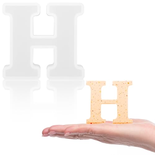 Gartful Buchstabenformen aus Kunstharz, H-Großbuchstaben, Epoxidharz, dicke 3D-Silikon-Buchstabenformen für Buchstaben, Wortschilder, Kunst, Bastelarbeiten, Kerzen, Party, Heimdekoration Gartful Buchstabenformen aus Kunstharz, H-Großbuchstaben, Epoxidharz, dicke 3D-Silikon-Buchstabenformen für Buchstaben, Wortschilder, Kunst, Bastelarbeiten, Kerzen, Party, Heimdekoration von Gartful