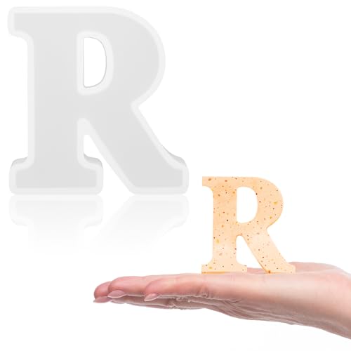 Gartful Buchstabenformen aus Kunstharz, R-Großbuchstaben, Epoxidharz, dicke 3D-Silikon-Buchstabenformen für Buchstaben, Wortschilder, Kunst, Bastelarbeiten, Kerzen, Party, Heimdekoration Gartful Buchstabenformen aus Kunstharz, R-Großbuchstaben, Epoxidharz, dicke 3D-Silikon-Buchstabenformen für Buchstaben, Wortschilder, Kunst, Bastelarbeiten, Kerzen, Party, Heimdekoration von Gartful