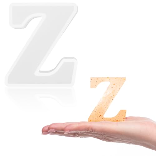 Gartful Buchstabenformen aus Kunstharz, Z-Großbuchstaben, Epoxidharz, dicke 3D-Silikon-Buchstabenformen für Buchstaben, Wortschilder, Kunst, Bastelarbeiten, Kerzen, Party, Heimdekoration Gartful Buchstabenformen aus Kunstharz, Z-Großbuchstaben, Epoxidharz, dicke 3D-Silikon-Buchstabenformen für Buchstaben, Wortschilder, Kunst, Bastelarbeiten, Kerzen, Party, Heimdekoration von Gartful