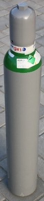 Schutzgas Stahlflasche 10 ltr. gefüllt - UN1956 von Gasprofi24