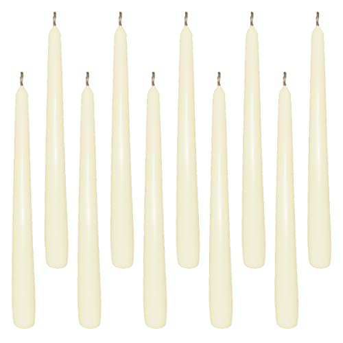 Gastro 10 Creme Spitzkerzen 23,5 x 245 mm, Unparfümiert, Klassisch, Zylindrisch, Indoor, Langsame Brenndauer, Paraffinwachs Gastro 10 Creme Spitzkerzen 23,5 x 245 mm, Unparfümiert, Klassisch, Zylindrisch, Indoor, Langsame Brenndauer, Paraffinwachs von Gastro