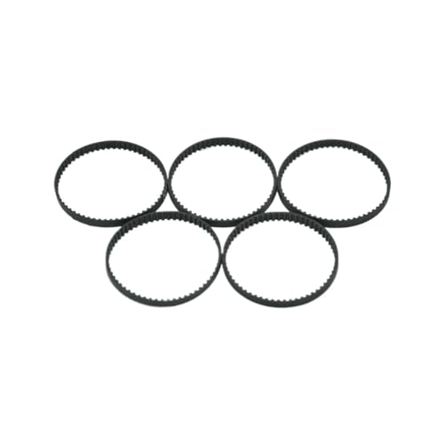 GatherTOOL 10 Teile/los Gummi Zahnriemen Closed-Loop-übertragung Teile B66MXL, 3mm/ 6mm Breite Fit for MXL Timing Pulley (Size : B66MXL-6) von GatherTOOL