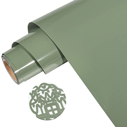 Gatichetta Wärmetransfer-Vinyl, 25,4 cm x 1,8 m, 3D-Puff, HTV, zum Aufbügeln, für T-Shirts, Stoffe, DIY-Designs, Khakigrün Gatichetta Wärmetransfer-Vinyl, 25,4 cm x 1,8 m, 3D-Puff, HTV, zum Aufbügeln, für T-Shirts, Stoffe, DIY-Designs, Khakigrün von Gatichetta