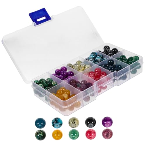 Gatuida 1 Karton Farben Kristall Glasperlen mit Großem Runde DIY Schmuck Perlen für Armbänder Halsketten Basteln Langlebige Glatte und Hautfreundliche Schmuckzubehör Gatuida 1 Karton Farben Kristall Glasperlen mit Großem Runde DIY Schmuck Perlen für Armbänder Halsketten Basteln Langlebige Glatte und Hautfreundliche Schmuckzubehör von Gatuida