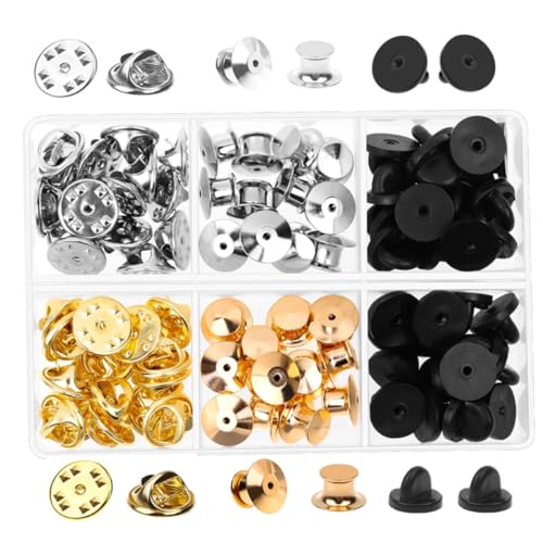 Gatuida 1 Karton Teiliges Metall Pin Halter Flache Runde Ersatz Pin Verschlüsse aus Gummi Sichere Broschen und Anstecknadel Rückseiten für Anstecknadeln Namensschilder Schmuckherstellung Gatuida 1 Karton Teiliges Metall Pin Halter Flache Runde Ersatz Pin Verschlüsse aus Gummi Sichere Broschen und Anstecknadel Rückseiten für Anstecknadeln Namensschilder Schmuckherstellung von Gatuida