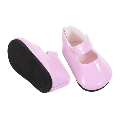 Gatuida 1 Paar Mini-Schuhverzierung Prinzessin Figur Babypuppe puppenkleidung Puppen Kleidung inleinerschuhe Schuhe für Puppen Miniatur-Schuhmodelle Minischuhe Rosa von Gatuida