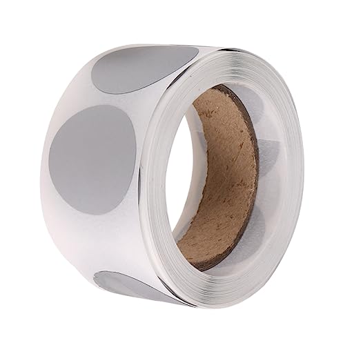 Gatuida 1 Rolle 300 Stück Aufkleber Farbetiketten Selbstklebendes Klebeband Gold Weiß Klein Kratzer Klebestreifen Vinyl Registerkarten Hochzeit Klebrig Kratzen Leere Etiketten Silver Gatuida 1 Rolle 300 Stück Aufkleber Farbetiketten Selbstklebendes Klebeband Gold Weiß Klein Kratzer Klebestreifen Vinyl Registerkarten Hochzeit Klebrig Kratzen Leere Etiketten Silver von Gatuida