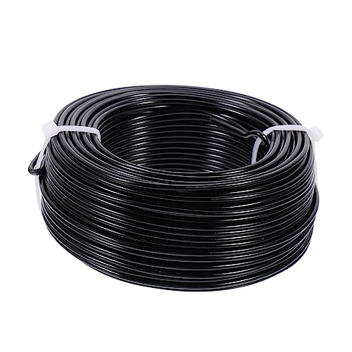 Gatuida 1 Rolle Aluminiumdraht für Schmuckherstellung Biegsames Bastelmaterial Schwarz zum Modellieren Schmuckdesign Bead Weaving und Mehr Langlebig Korrosionsbeständig und Farbecht von Gatuida