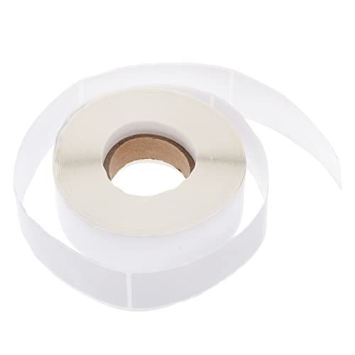 Gatuida 1 Rolle DIY Beschriftungsaufkleber für Lebensmittel Weiße Leere Etiketten Selbstklebend Beschreibbar für Haushaltsorganisation und Klassifizierung von Gatuida