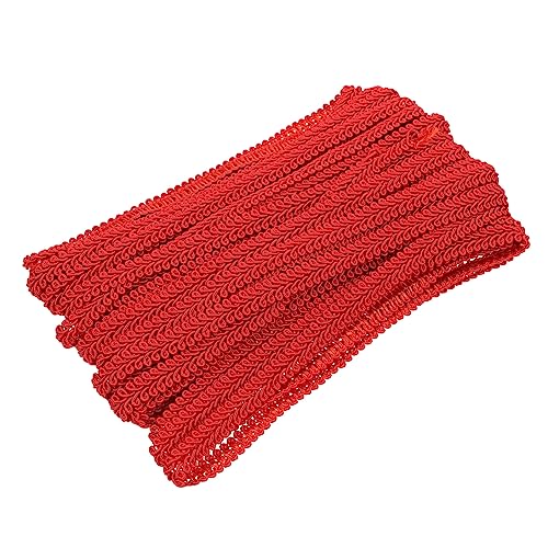 Gatuida 1 Rolle Dekorativer Wellenfransen Besatz für Vorhänge Handgemachte Deko Yards Rot Vielseitiges DIY Material für Fenster Kleidung und Bastelprojekte Hochwertigem für Kreative Gatuida 1 Rolle Dekorativer Wellenfransen Besatz für Vorhänge Handgemachte Deko Yards Rot Vielseitiges DIY Material für Fenster Kleidung und Bastelprojekte Hochwertigem für Kreative von Gatuida