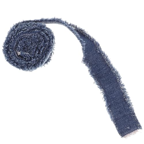 Gatuida 1 Rolle Dekoratives DIY Baumwollband Breites Tiefblaues für Hochzeit Bastelprojekte Wiederverwendbar für Schleifen und Verpackungen von Gatuida