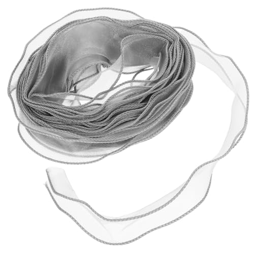 Gatuida 1 Rolle Geschenkband Braut- Haarband Chiffon Satinband Dickes Band Schärpe Tüllband Basteln Blau Brautjungfer Heiraten Festivalband Stoff Organza Schleife Königlich Polyestertuch von Gatuida