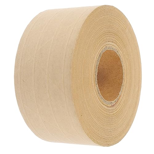 Gatuida 1 Rolle Kraftpapier Klebeband Wassergeschütztes Beschreibbares Verpackungsband für Kartons für und Bastelarbeiten Starke Haftung und Versiegelte von Gatuida