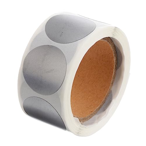 Gatuida 1 Rolle Runde Selbstklebende Etiketten Silberne Aufkleber für DIY Geschenktüten und Partydekoration für Scrapbooking und Etikettierung Gatuida 1 Rolle Runde Selbstklebende Etiketten Silberne Aufkleber für DIY Geschenktüten und Partydekoration für Scrapbooking und Etikettierung von Gatuida