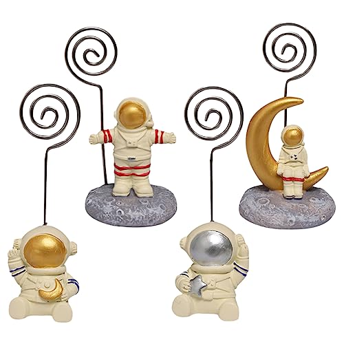 Gatuida 1 Satz 4 Stück Astronauten-visitenkartenhalter Bild Fester Clip Klemme Beachten Desktop-memohalter Fotoclip Für Zu Hause Memo-klemme Bild Fixierte Clips Weiß Metall Ring Gatuida 1 Satz 4 Stück Astronauten-visitenkartenhalter Bild Fester Clip Klemme Beachten Desktop-memohalter Fotoclip Für Zu Hause Memo-klemme Bild Fixierte Clips Weiß Metall Ring von Gatuida