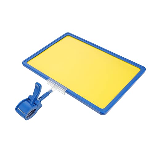 Gatuida 1 Satz A4 Billboard Clip preisaufsteller preisschilder Preisschildchen Einzelhandelsschilder Schilderhalter für Geschäftsgeschäfte Clip-Schilder Clips für Warenschilder Abs Blue von Gatuida